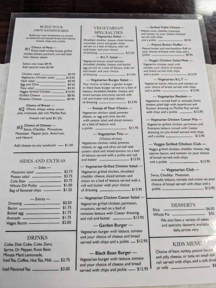 Christian & Jakes Bistro Menu image 1
