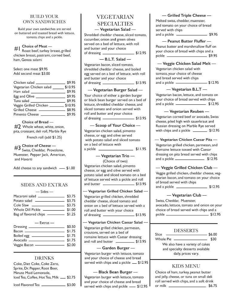 Christian & Jakes Bistro Menu image 2